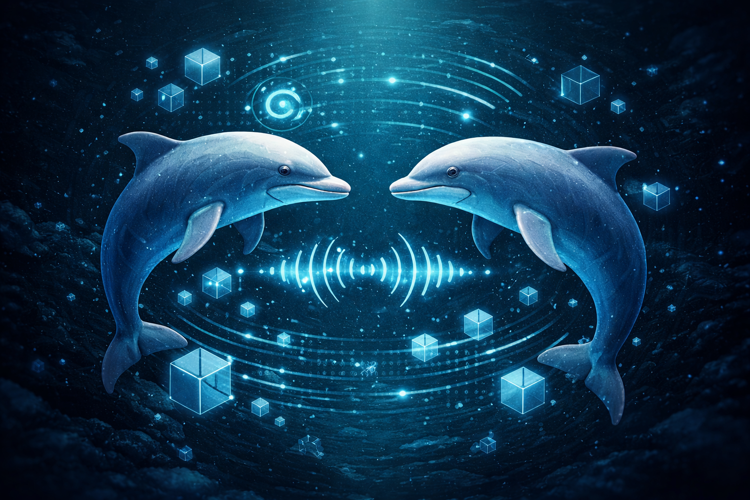 Emergent Dolphin Communication Simulation
